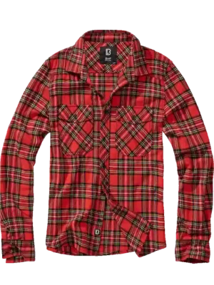 Cenově Výhodný Brandit Kostkovaná košile s dlouhým rukávem, tartan