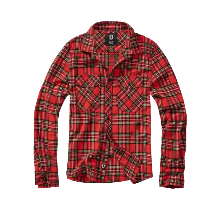 Cenově Výhodný Brandit Kostkovaná košile s dlouhým rukávem, tartan