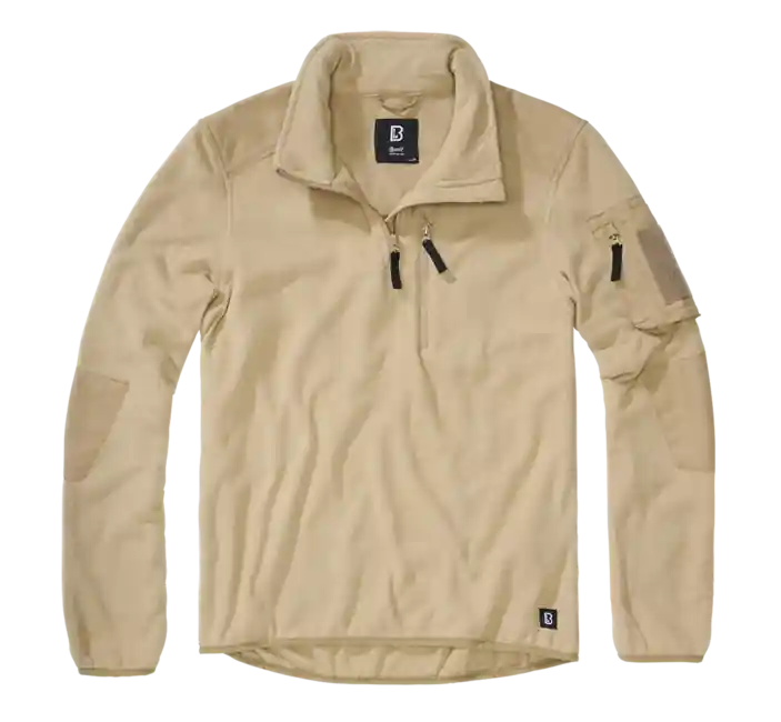 Originální Mikina s kapucí Brandit Ripstop fleece, velbloudí barva