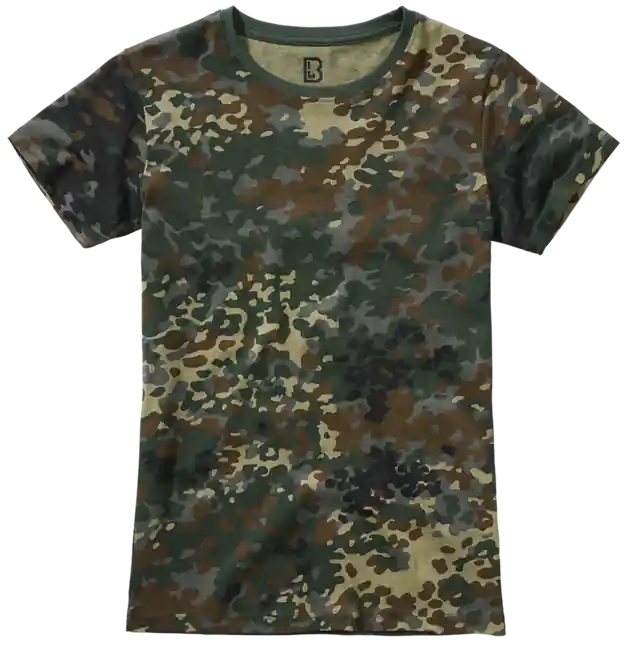 Jen Po Omezenou Doba Dámské tričko Brandit, flecktarn