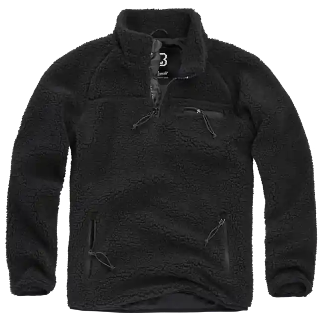 Odeslání Ihned Fleecová bunda Brandit Teddyfleece Troyer, černá