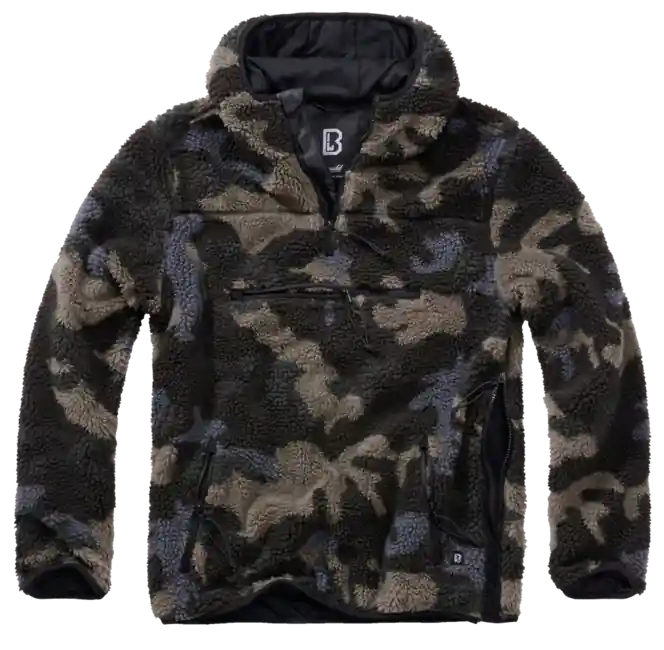 Vrácení Zdarma Brandit fleecový svetr Teddyfleece Worker, darkcamo