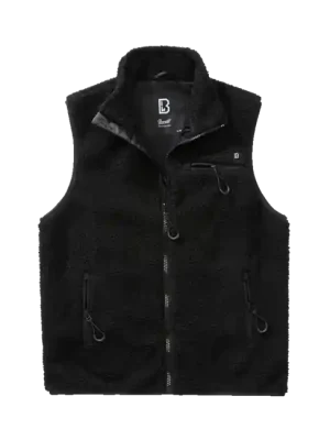 Jen Po Omezenou Doba Fleecová vesta Brandit Teddyfleece, černá