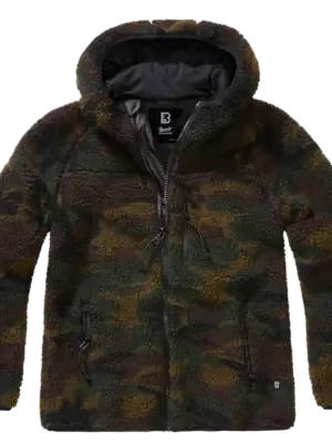 Dámská bunda Brandit Teddyfleece s kapucí, woodland Cenový Hit