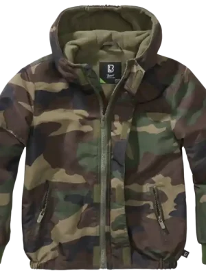 Brandit dětská větrovka Frontzip, lesní barva Nejprodávanější