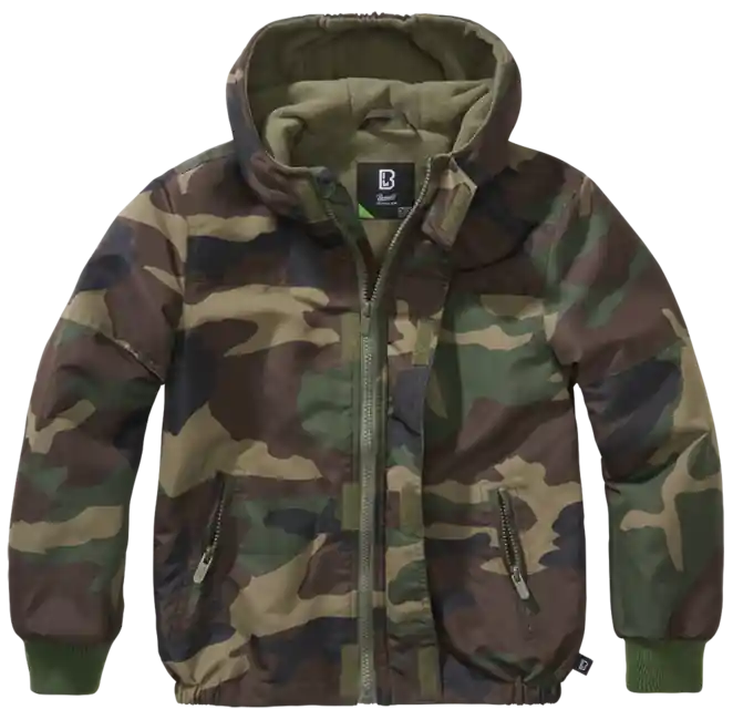 Brandit dětská větrovka Frontzip, lesní barva Nejprodávanější