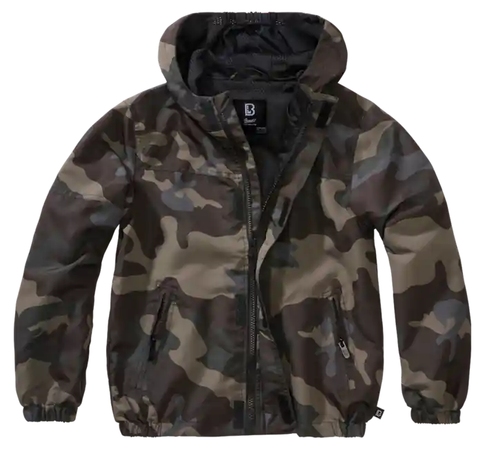 Koupit Online Brandit dětská letní větrovka se zipem, darkcamo