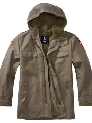 Brandit dětská bunda BW Parka, olivová Výprodej