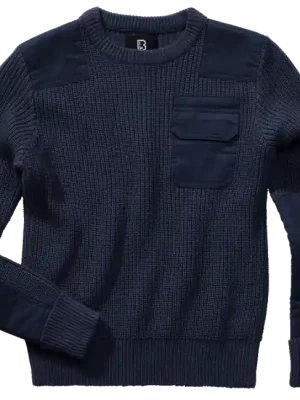 Aktuální Dětský svetr BW značky Brandit, tmavě modrý