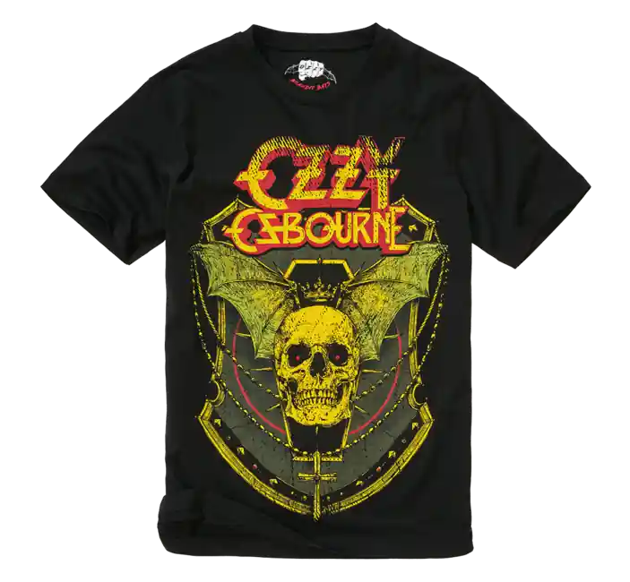 Speciální Cena Brandit Tričko Ozzy Skull, černé