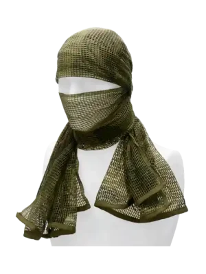 Síťová šála Brandit Commando, lesní barva Ověřený