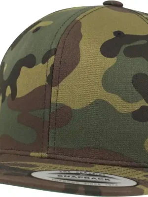 Brandit Camo Classic Snapback Cap, woodland Vrácení Zdarma