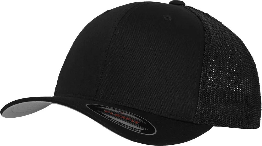 Novinka Brandit Flexfit Mesh Trucker síťovaná kšiltovka, černá