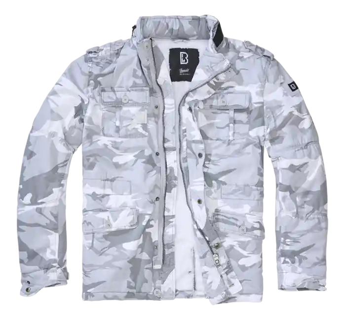 Novinka Zimní bunda Brandit britannia, blizzard camo
