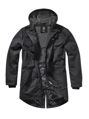 Značkový Brandit Marsh Lake Teddyparka, černá