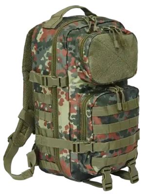 Vrácení Zdarma Brandit US Cooper Patch Střední batoh 25L, flecktarn