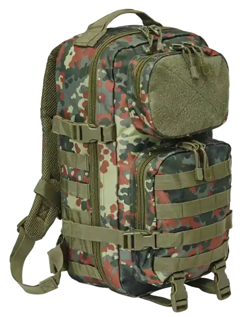 Vrácení Zdarma Brandit US Cooper Patch Střední batoh 25L, flecktarn