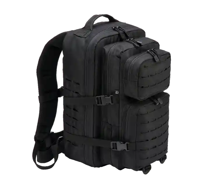 Brandit US Cooper Lasercut Large Backpack 40L, černá Novinka
