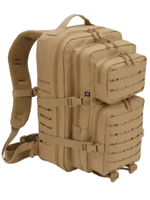 Brandit US Cooper Lasercut Large Backpack 40L, velbloudí barva Hit Sezóny