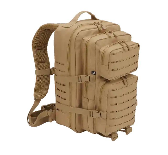 Brandit US Cooper Lasercut Large Backpack 40L, velbloudí barva Hit Sezóny