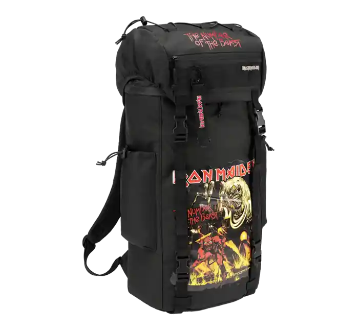 Novinka Brandit Iron Maiden festivalový batoh 40L, černý