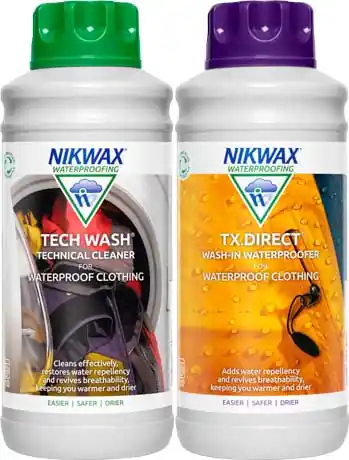 Časově Omezené Nikwax 2 ks sada Twin Tech Wash / TX.Direct Wash-In 1l