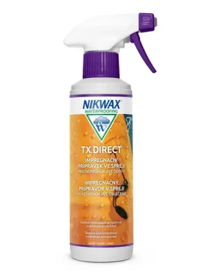 Nikwax Voděodolný impregnační sprej na oděvy TX.Direct ve spreji 300 ml Super Cena