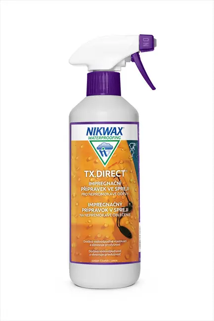 Nikwax Voděodolný impregnační sprej na oděvy TX.Direct ve spreji 500 ml Oblíbený