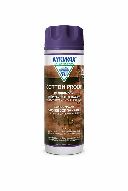 Finální Výprodej Nikwax Cotton Proof Impregnace na bavlnu a prádlo V13.1 300ml