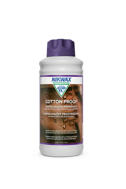 Nikwax Cotton Proof Impregnace na bavlnu a len V13.1 1l Nízká Cena