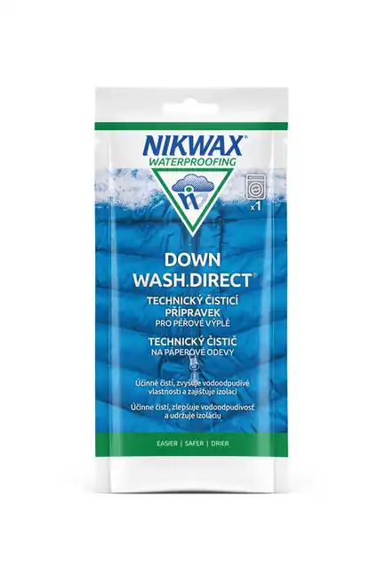 Nikwax prací prostředek na voděodolné a normální peří Down Wash.Direct Sachet 100ml Vysoce Kvalitní
