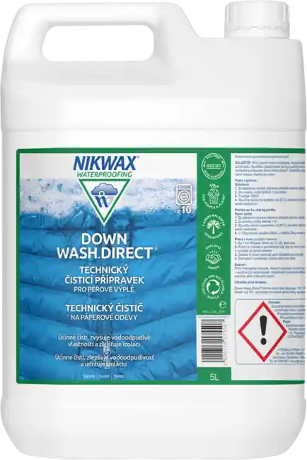 Nikwax prací prostředek na voděodolné a normální peří Down Wash.Direct 5l Pouze Dnes