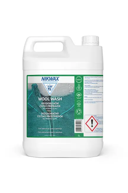 Nikwax merino a vlna prací prostředek Wool Wash 5l Expresní Doručení