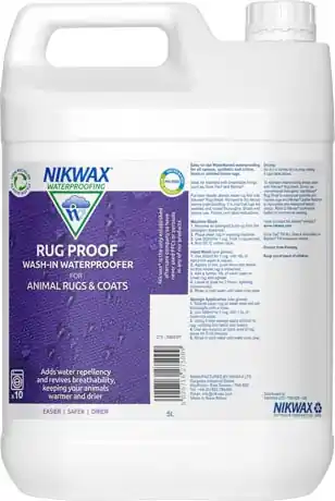 Nejlepší Cena Nikwax speciální impregnace na koberce a deky pro zvířata Rug Proof 5l
