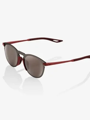 100% Legere Kulaté sluneční brýle, Soft Tact Crimson Aktuální