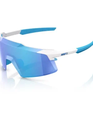 Omezená Nabídka 100% sluneční brýle Aerocraft, matná bílá - HiPER Blue Mirror