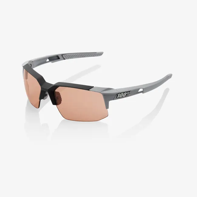 Omezená Nabídka 100% sluneční brýle Speedcoupe - Soft Tact Stone Grey - HiPER Coral Lens - OS