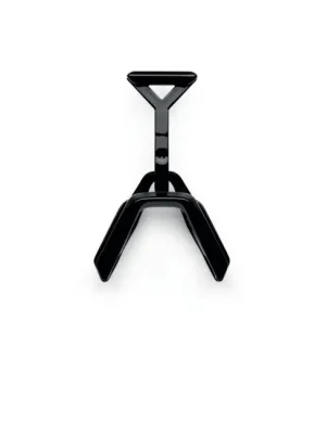 100% podpůrný můstek HYPERCRAFT XS, lesklá metalická černá Sleva