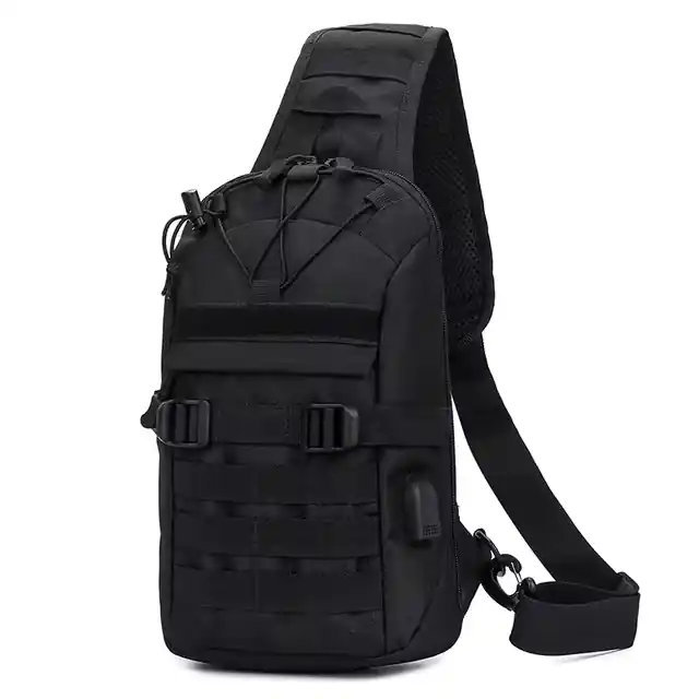 Batoh DRAGOWA TACTICAL Oscar s jedním popruhem, černý Koupit Online
