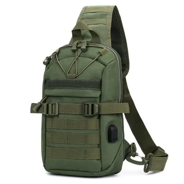 Nejlepší Volba Batoh DRAGOWA TACTICAL Oscar s jedním popruhem, zelený