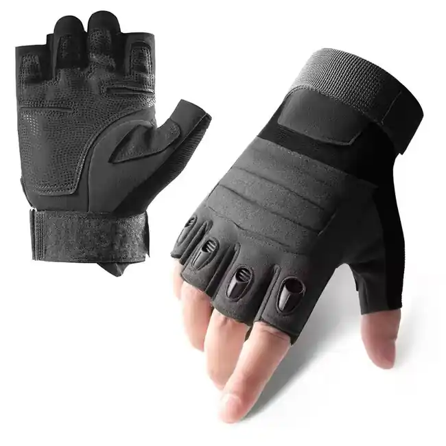 Hit Sezóny DRAGOWA TACTICAL Taktické rukavice Pine short, černé