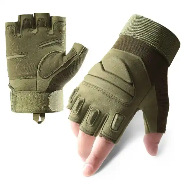 DRAGOWA TACTICAL Yankee krátké taktické rukavice, zelené Nakupujte Hned
