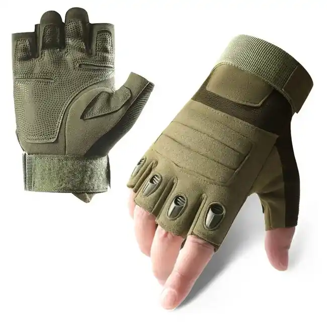 Hit Sezóny DRAGOWA TACTICAL Taktické rukavice Pine short, zelené