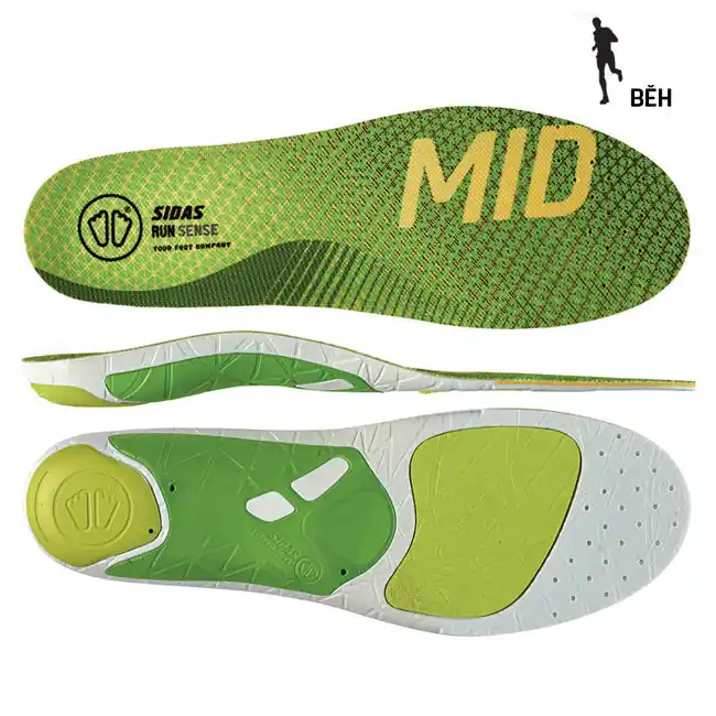 Vložky do bot Sidas Run 3Feet Sense Mid Autentický