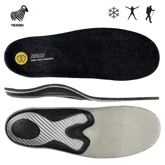 Vložky do bot Sidas Comfort+ Merino Výprodej