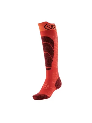 Sidas Dětské ponožky Ski Merino red/orange Levný