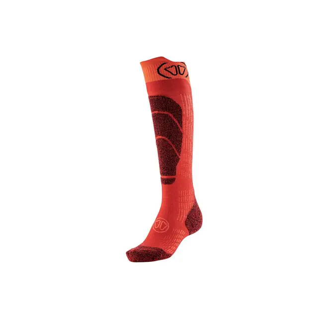 Sidas Dětské ponožky Ski Merino red/orange Levný