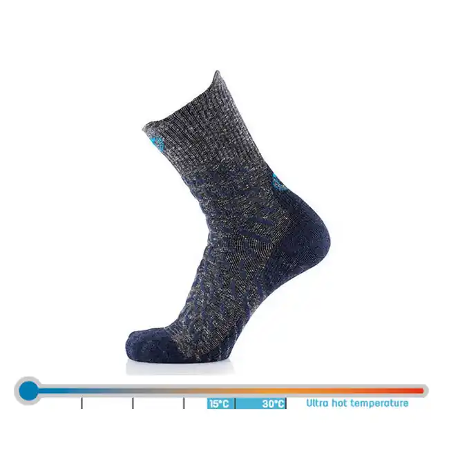 Turistické ponožky Therm-ic, šedá/navy blue Top Prodej