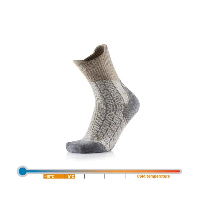 Must-Have Dámské turistické ponožky Therm-ic, béžové/šedé
