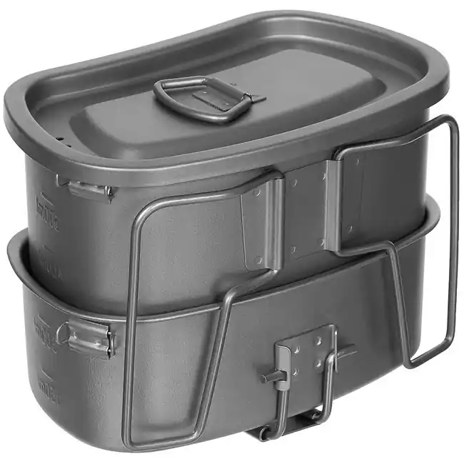 Top Prodej Fox Outdoor 3-dílná sada na vaření, titanová
